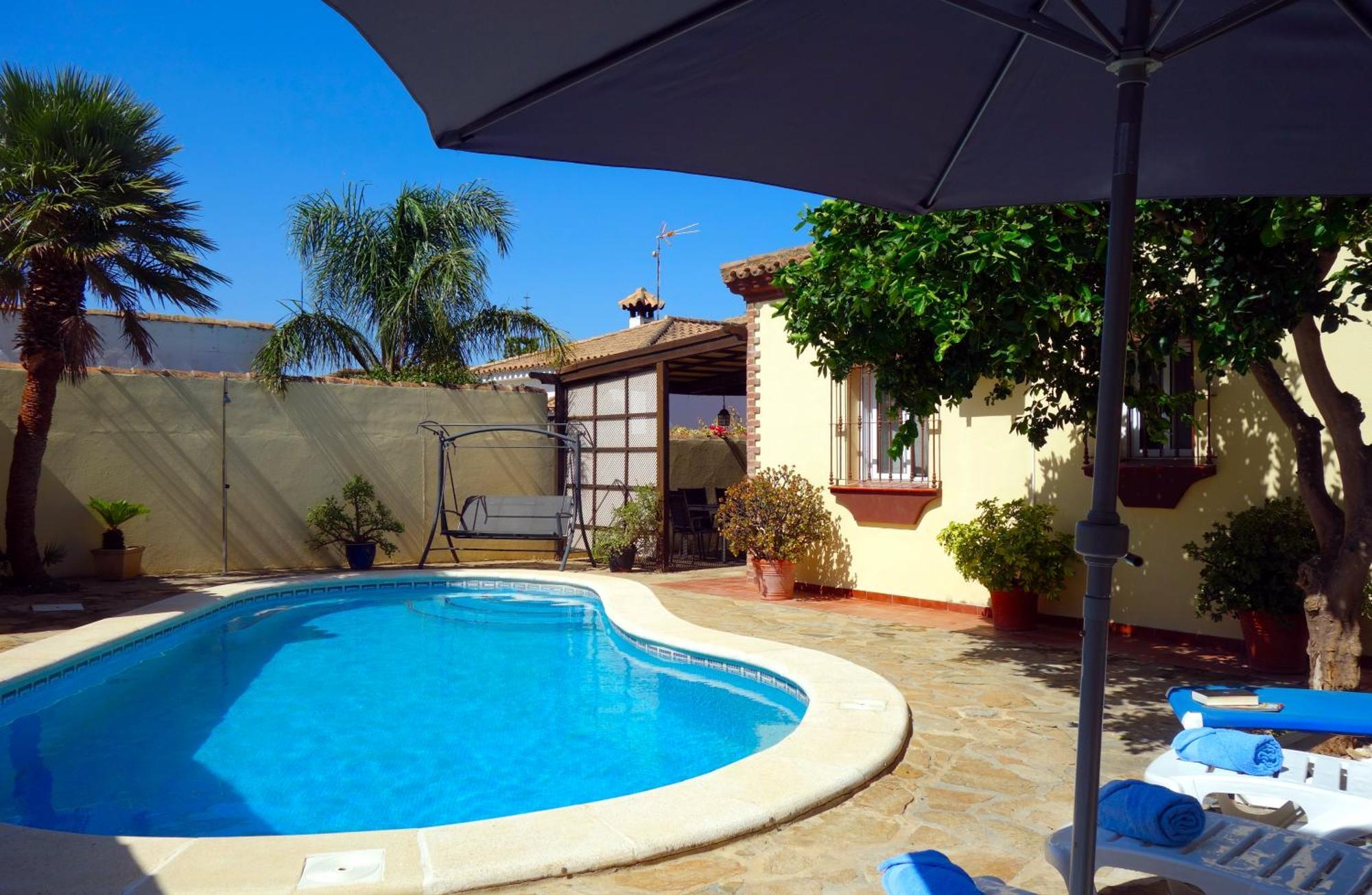 Casa Limon - Ferienhaus - Pool - Klimaanlage - W-Lan Chiclana de la Frontera Esterno foto